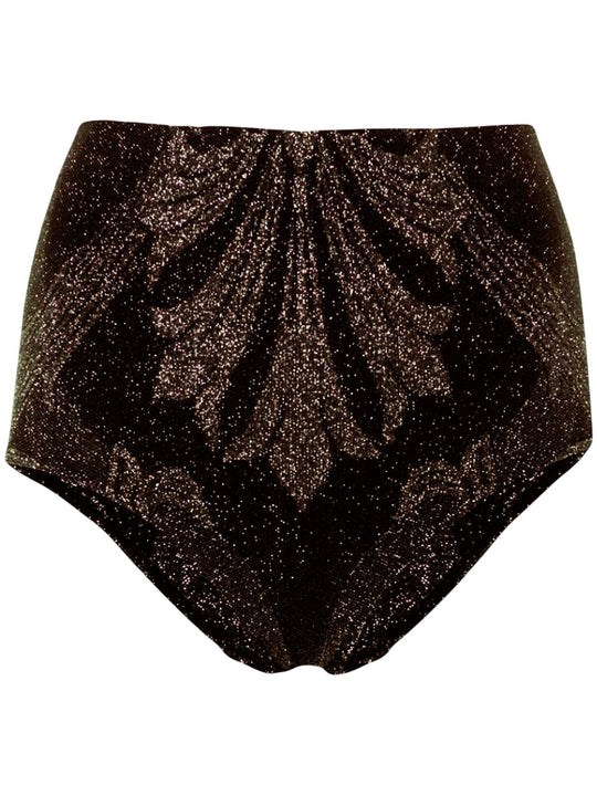 Wolford X Etro Short Shorts With Lurex Jacquard Effect