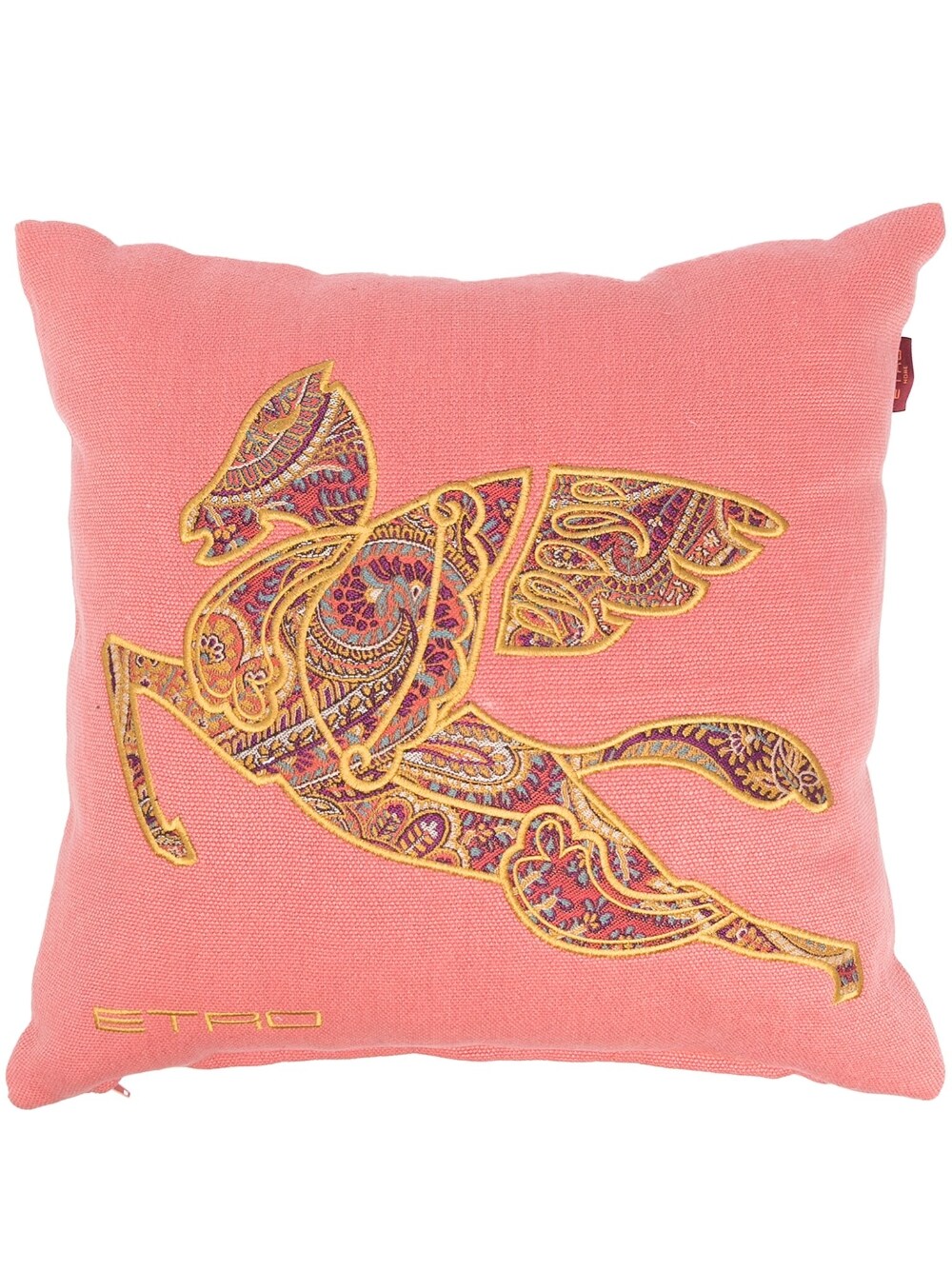 Cushion with embroidery