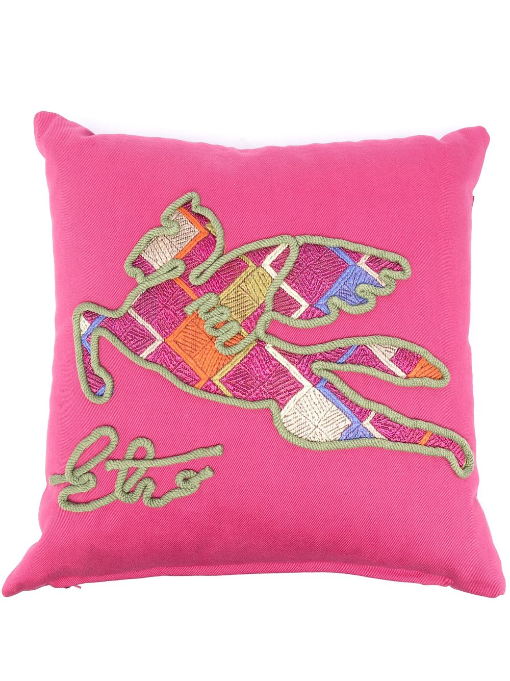 Cushion with embroidery