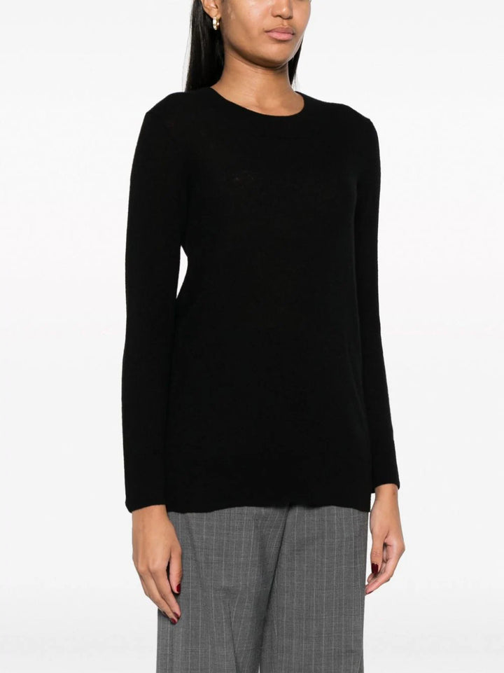 fine-knit crew-neck sweater