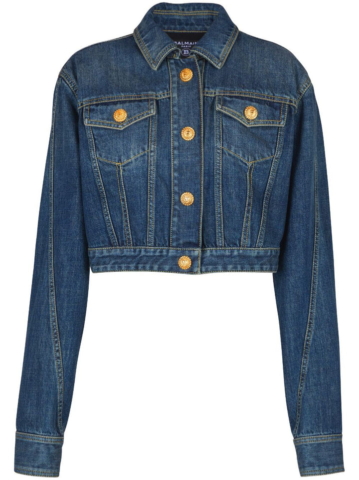 2 pkts deep blue denim jacket