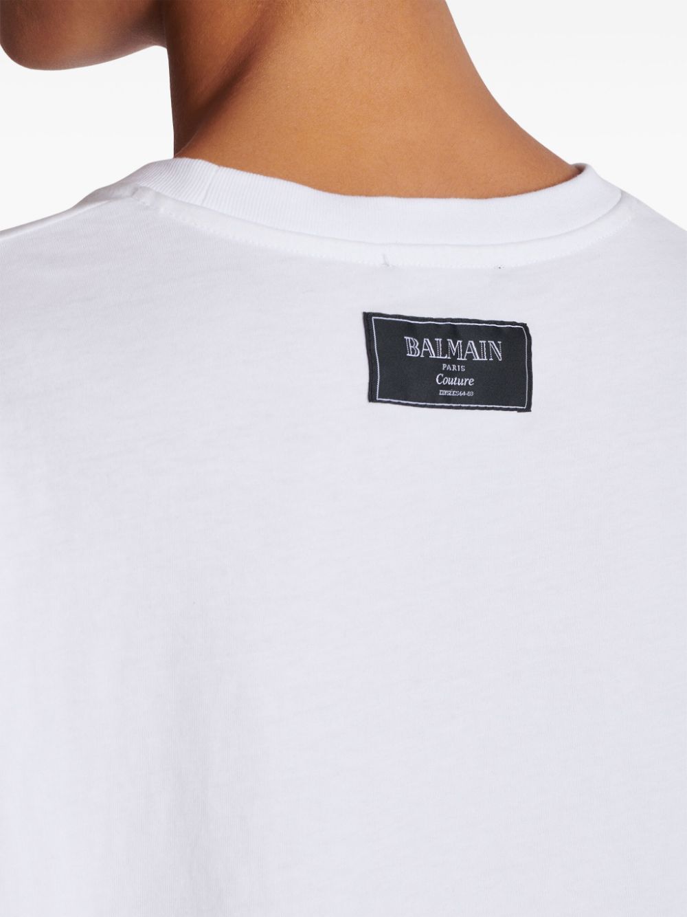 Ss balmain kiss print t-shirt