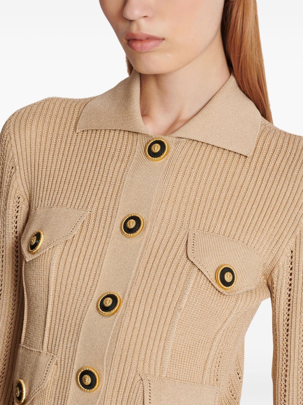 Cardigan with buttons