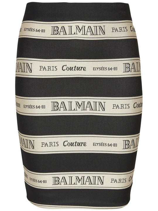 Skirt With Jacquard Effect