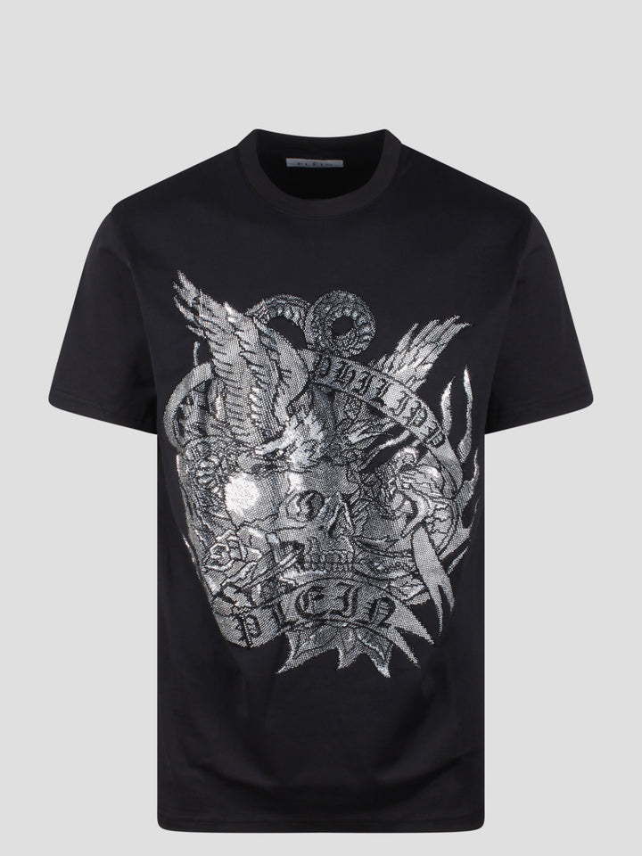 Round neck ss tattoo t-shirt