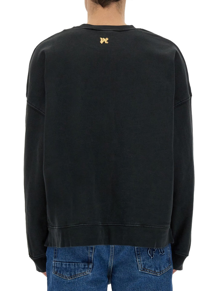 Palm Angels Sweatshirts - Black | Wanan Luxury