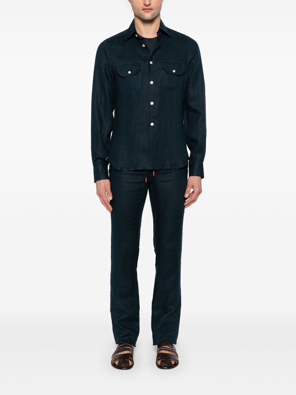 Kiton Shirts - Blue | 639646a09e93bc2c2fbab4af4bd026fcf869d646