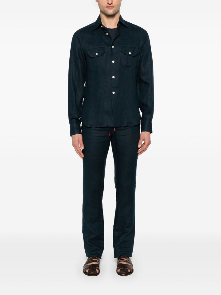 Kiton Shirts - Blue | 639646a09e93bc2c2fbab4af4bd026fcf869d646