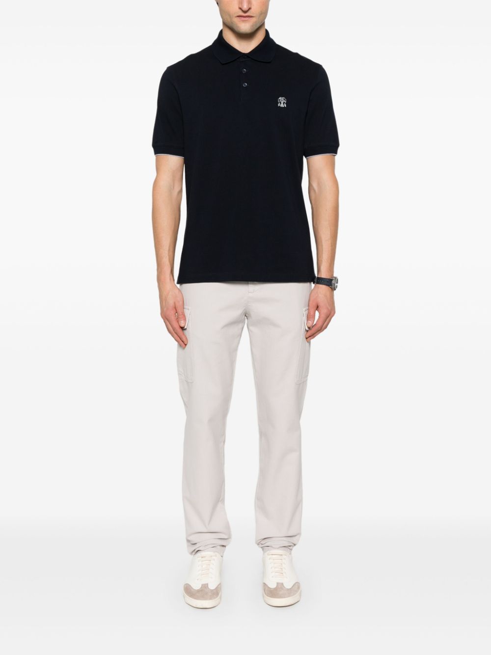 Polo shirt with embroidery