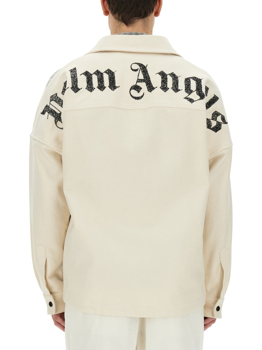 Palm Angels Jackets - White | Wanan Luxury