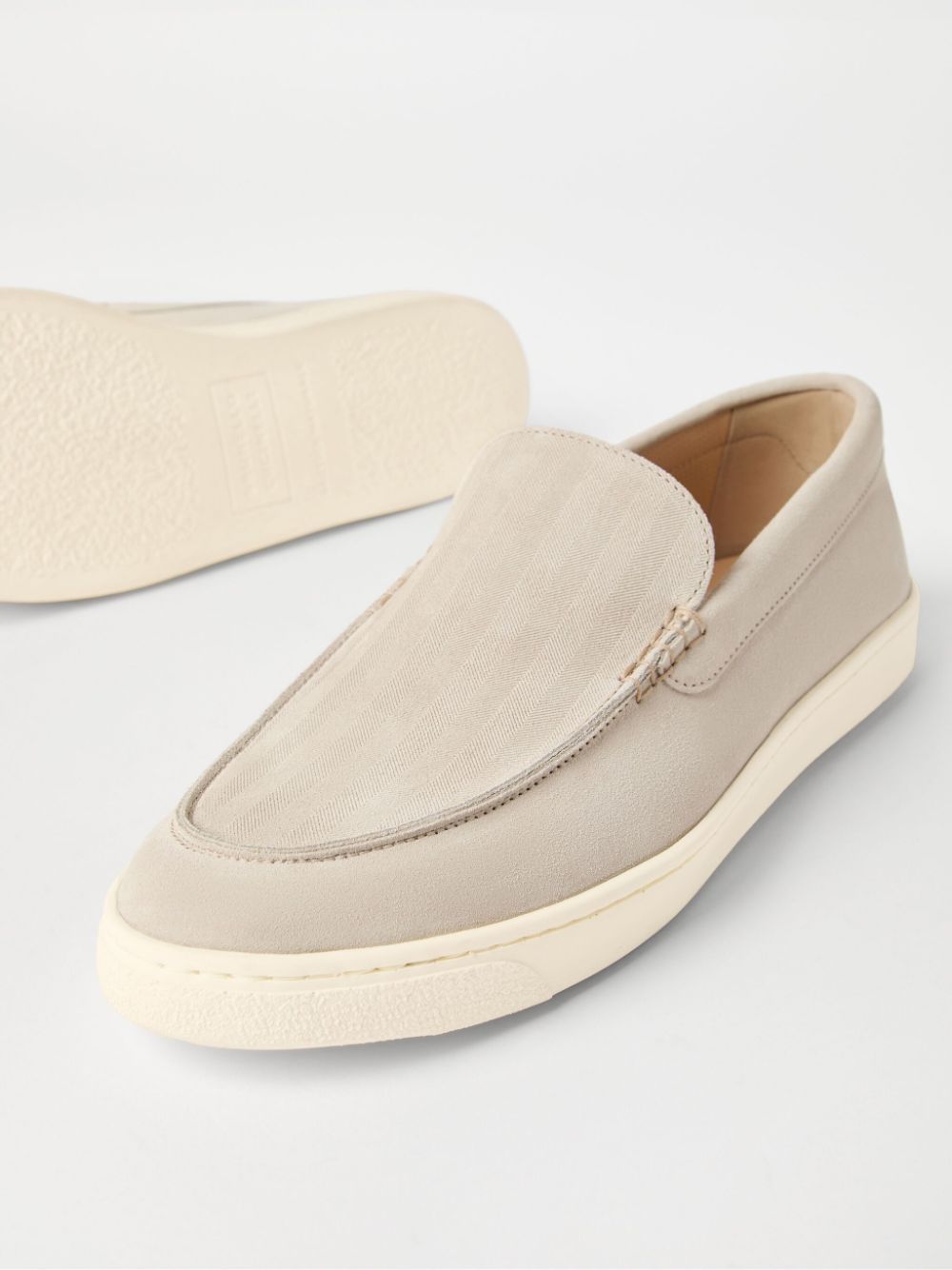 Suede loafers