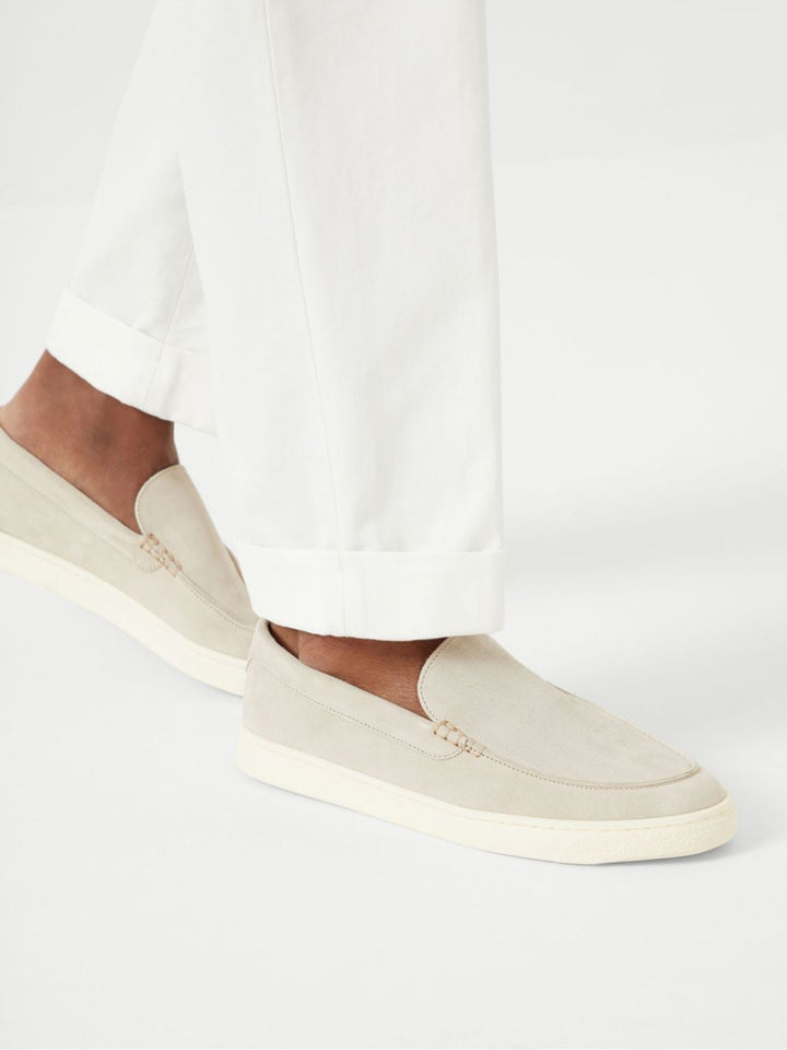 Suede loafers