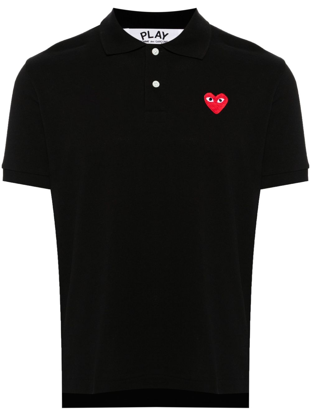 Polo shirt with patch