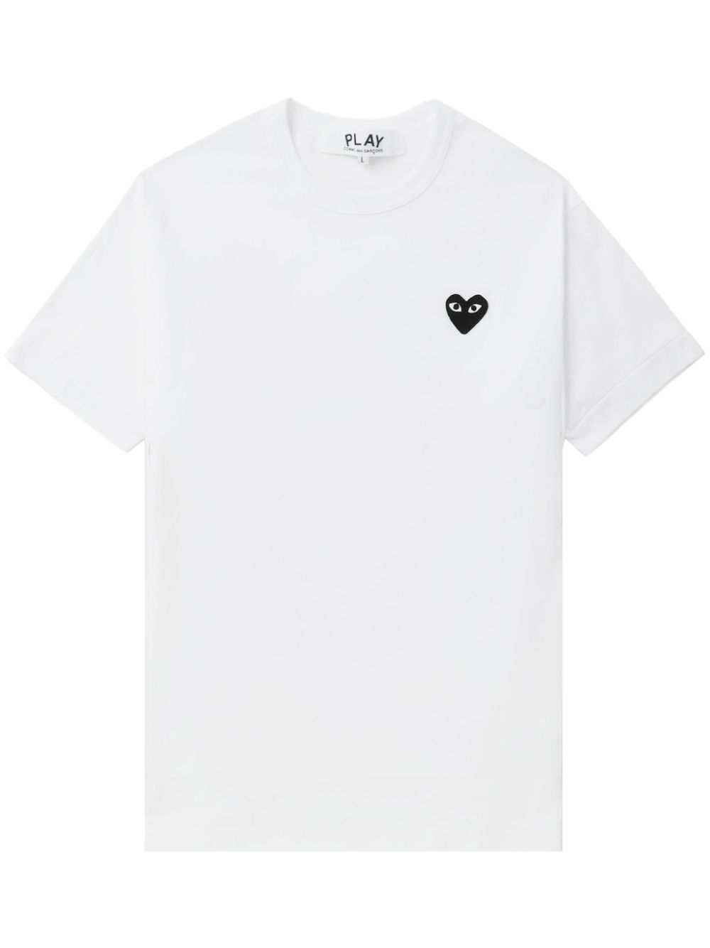 T-shirt with logo application