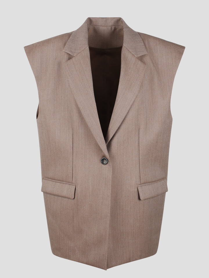 Taylor blazer sleeveless