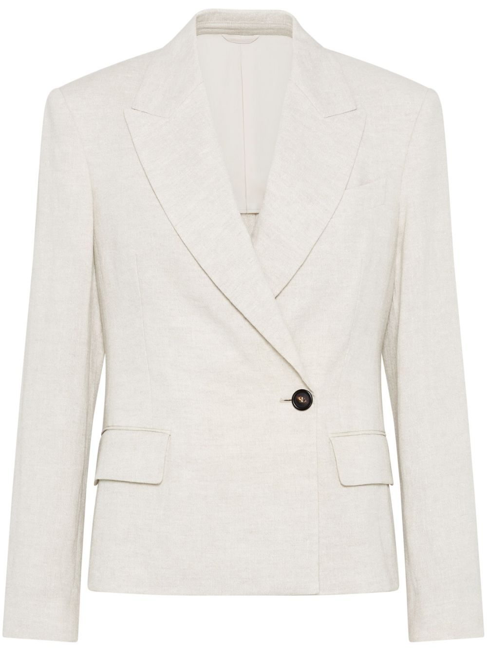 Blazer embellished with jewellery