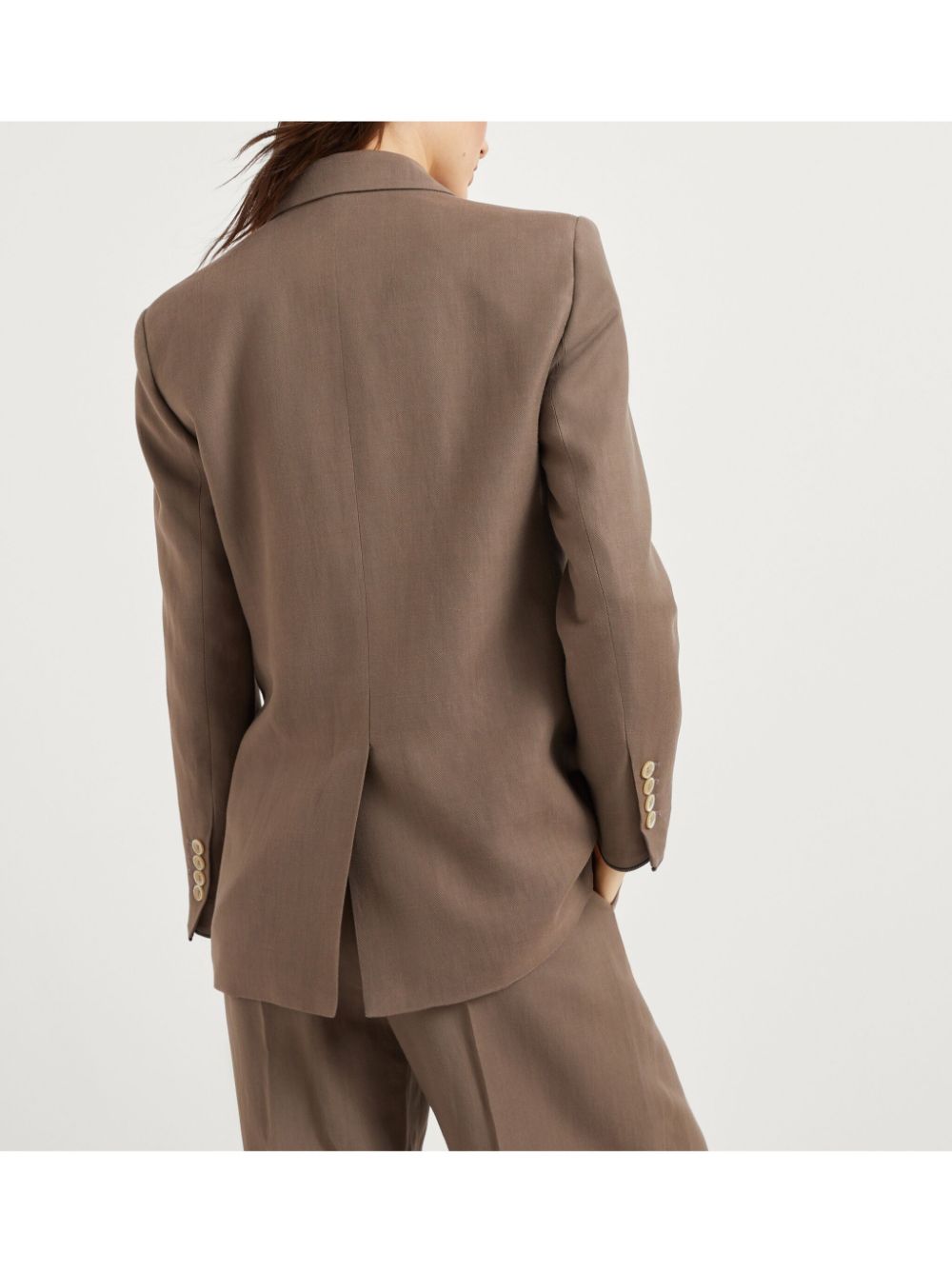 Twill blazer with Monili detail