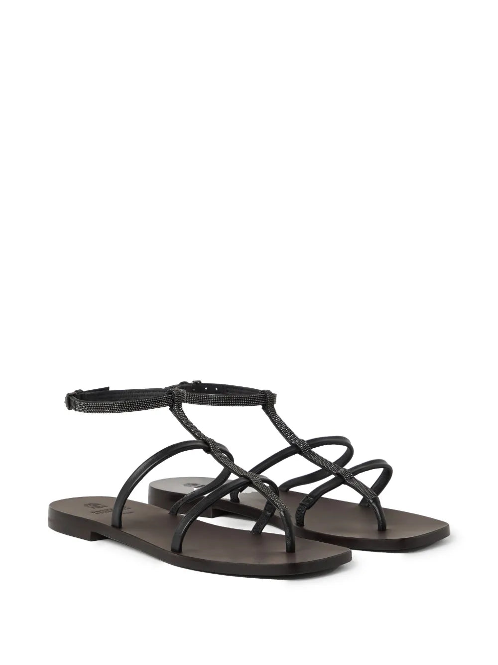 Brunello Cucinelli Sandals - Black | 428443b133e356124707442949ec593003d02e32