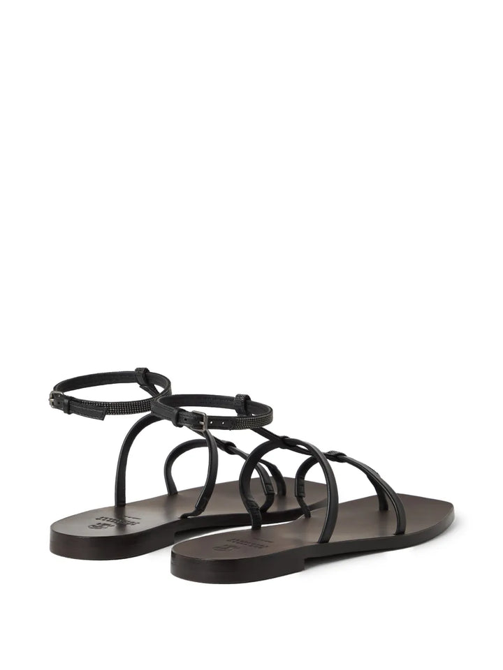 Brunello Cucinelli Sandals - Black | 5ac8394661ba04378f1424b4d0d781f8159a839e