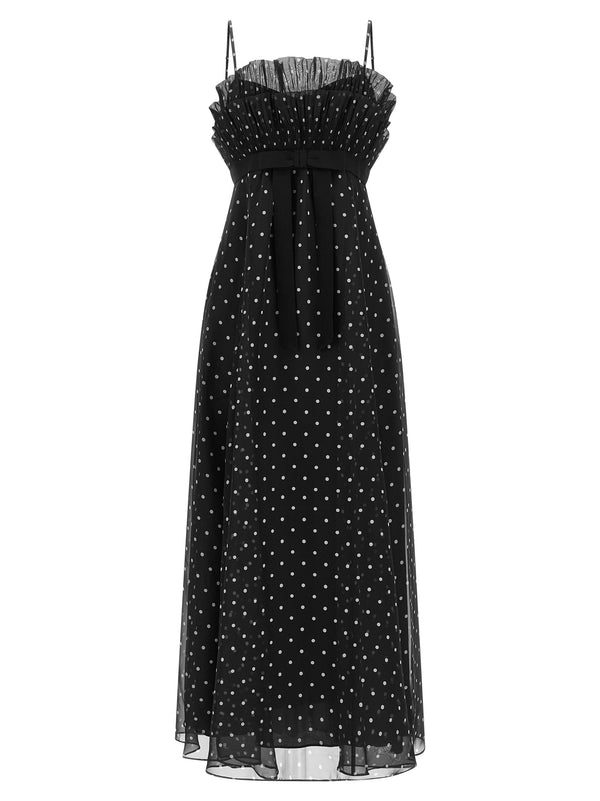 Polka Dot Dress Black