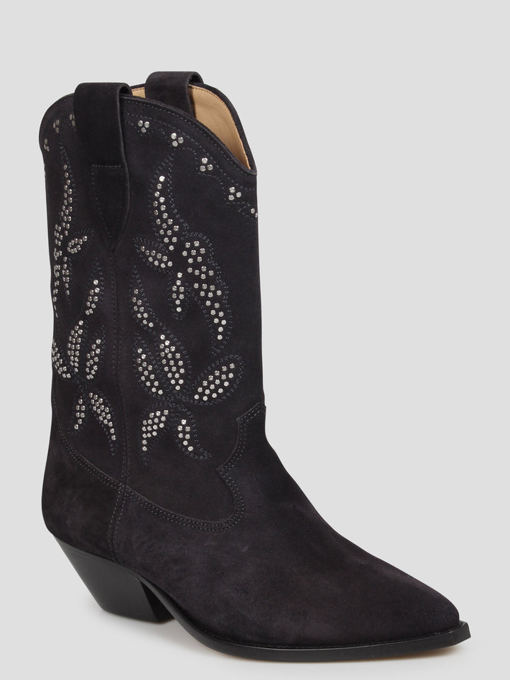 Mini studs ankle boots