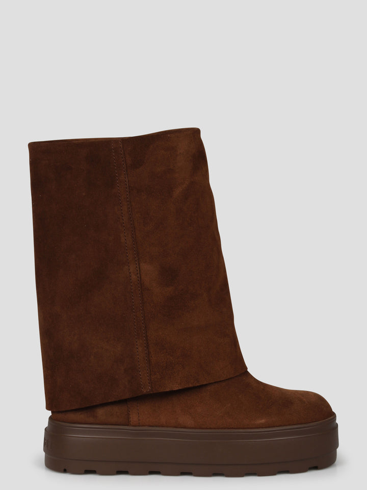 New double face suede boots