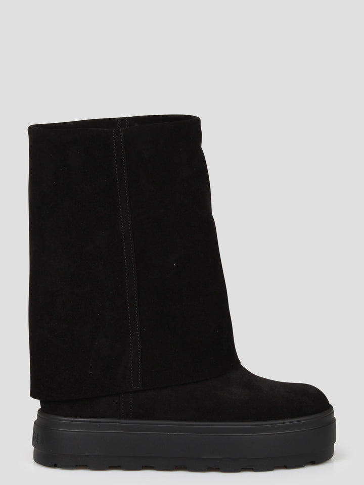 New double face suede boots