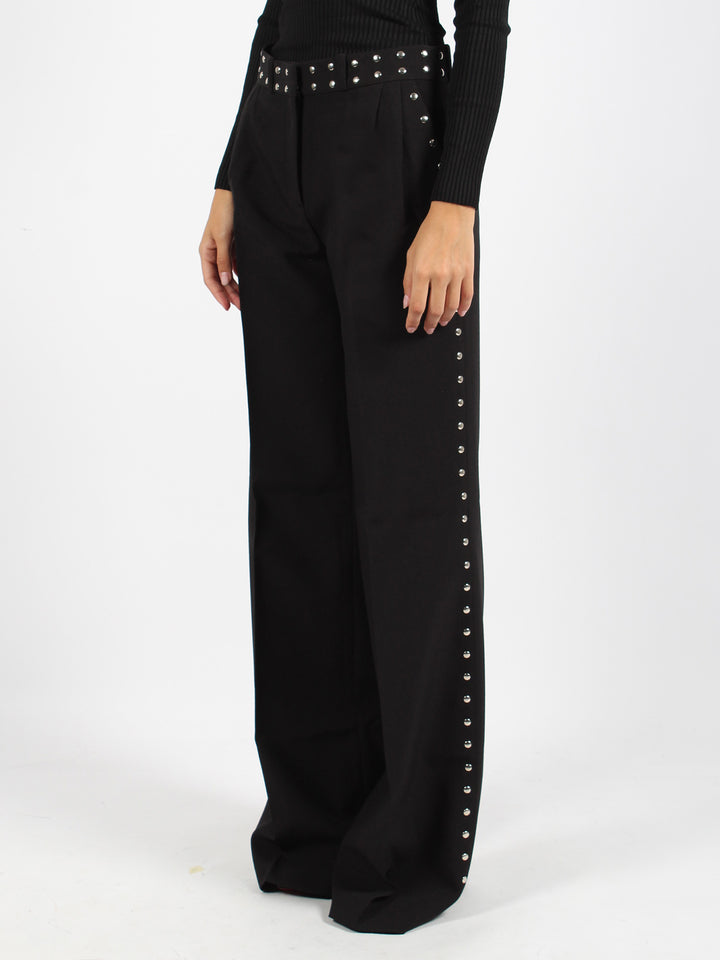 Studded trousers