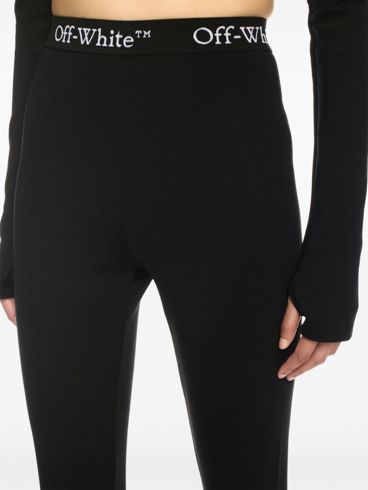 Leggings with logo band