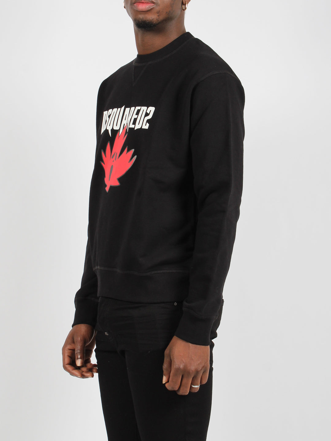 Horror maple leaf sweatshirt