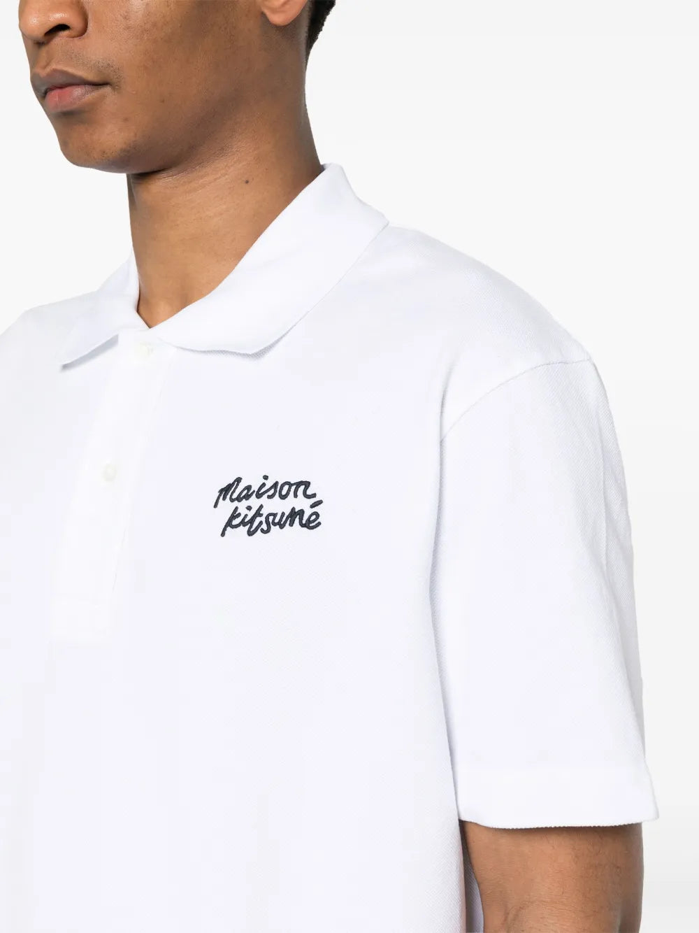 Maison Kitsuné POLO - White | 089ea144f88dc0ea05fb5e9596dfb66efff143fb