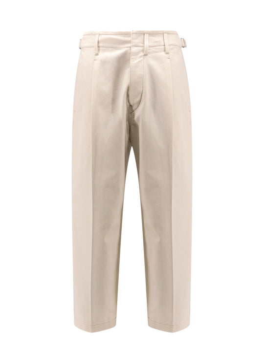 Pleated Carrot Denim Trouser