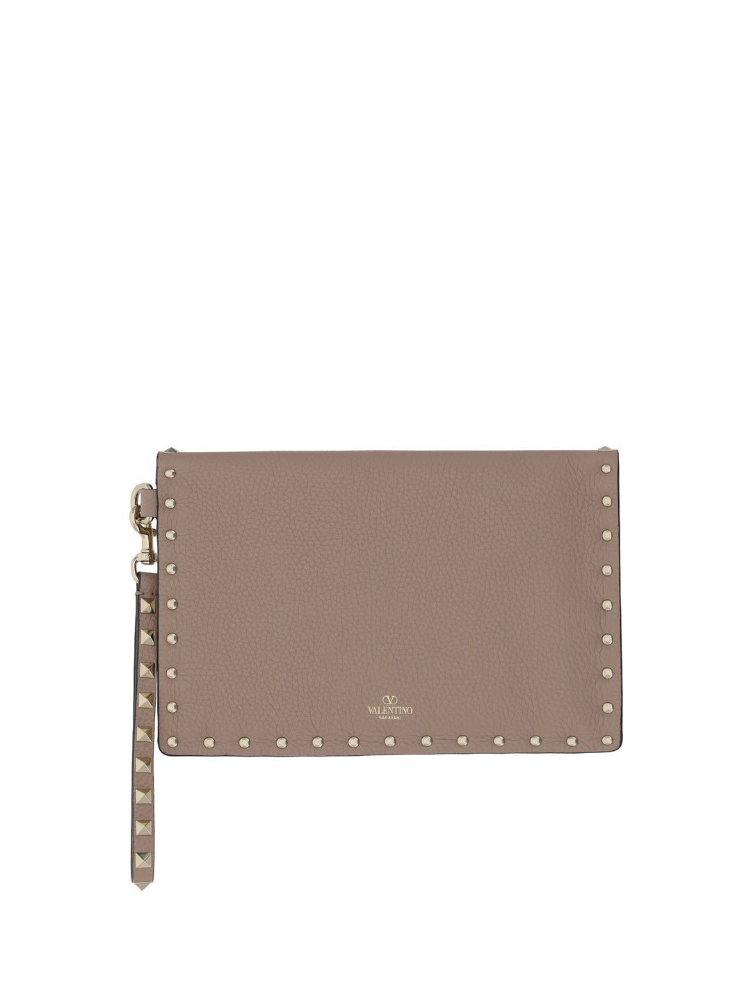 MEDIUM FLAT POUCH | ROCKSTUD | VITELLO S