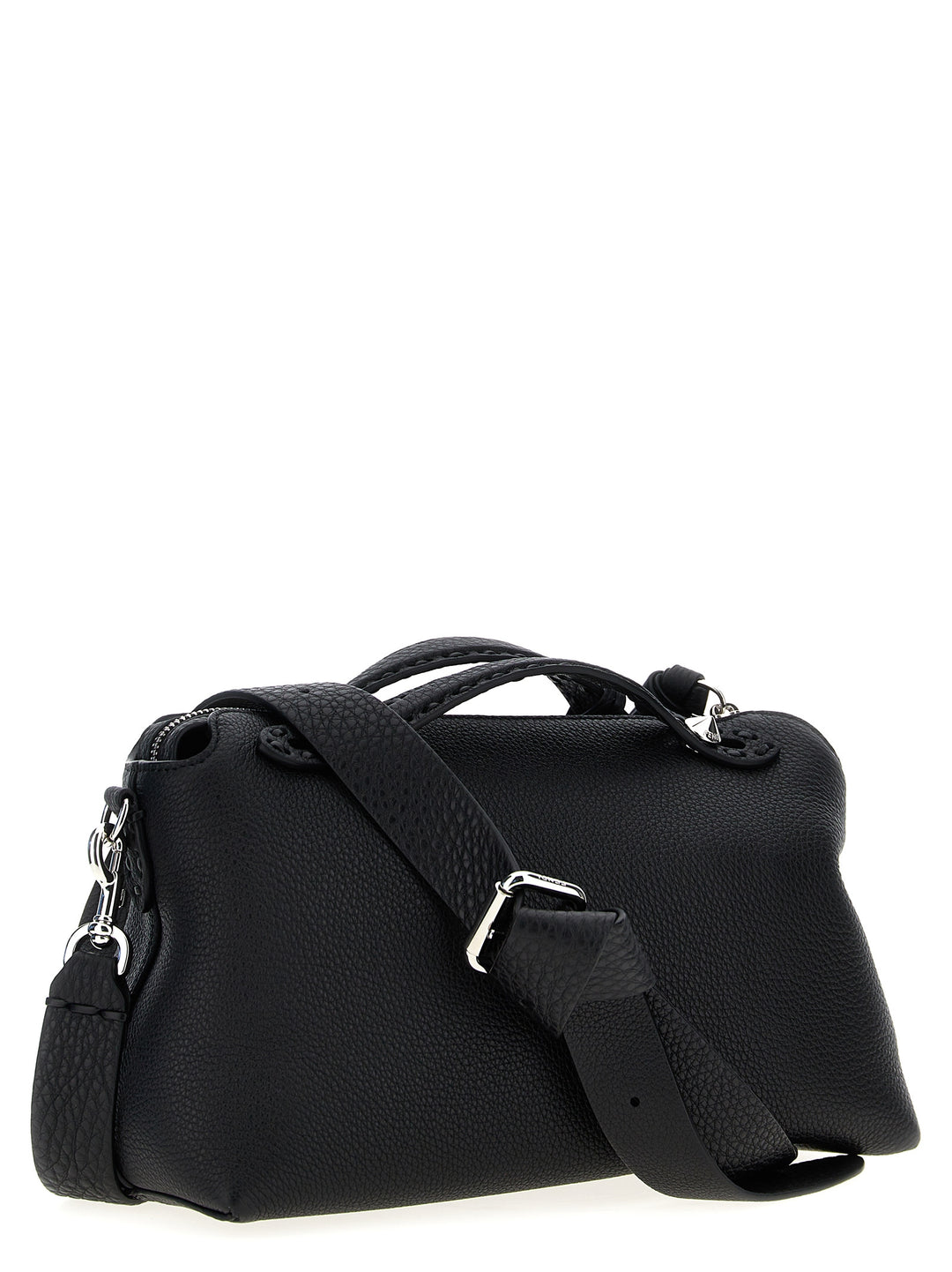 Fendi By The Way Selleria Medium Hand Bags - Black | 718dd0d52433d14686c9c019fe5703a488067d4d