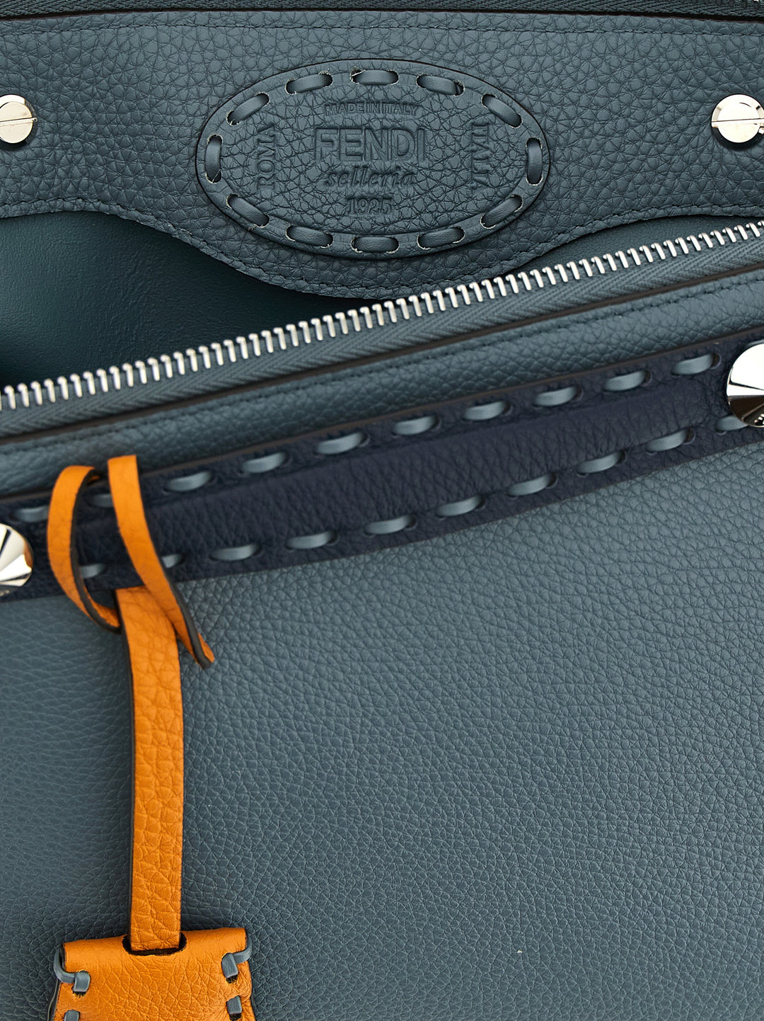 Fendi By The Way Soft Selleria Hand Bags - Light Blue | f2f6e0024cacd6eabc8127a48594195dadb569ef