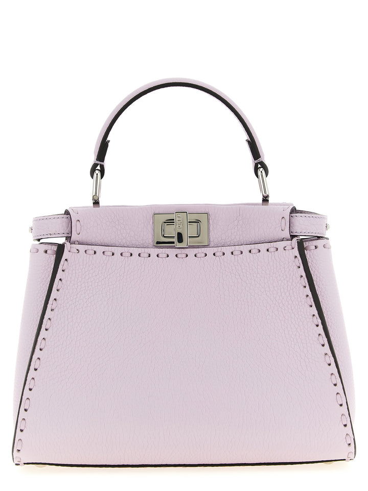 Fendi Peekaboo Hand Bags - Purple | bbdce1de3c48b028a2bdb2c7cb1b679bb310a980