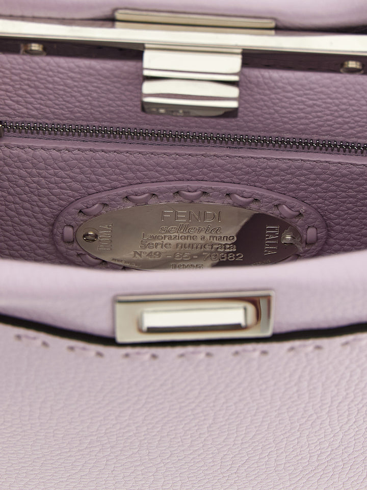 Fendi Peekaboo Hand Bags - Purple | 8555305761ec1fc81a13f0ba0685275ff1b68f2f