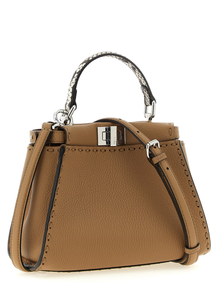 Fendi Peekaboo Hand Bags - Beige | cdd05a7c9e84926063e8ca3f56a583358aef7351