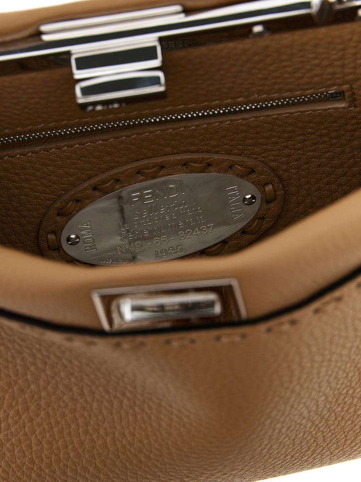 Fendi Peekaboo Hand Bags - Beige | 7c33b3ac1902305f2f242dfa258fc7ad05b12a08