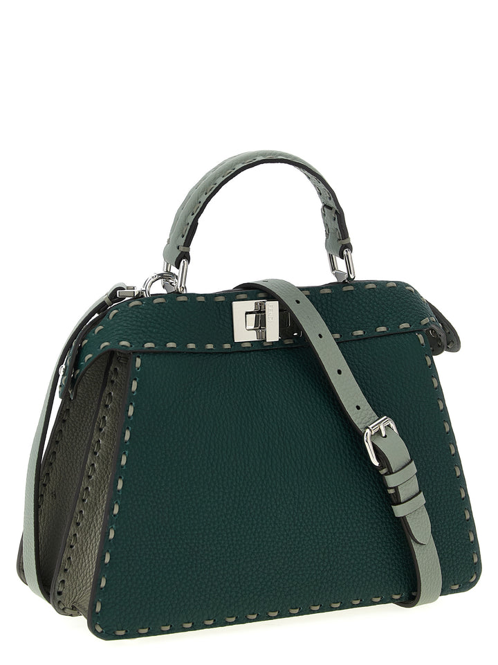 Fendi Peekaboo Iseeu Small Hand Bags - Green | f42de500675f90c63a8a6f0a9b8250fba1dfd88f