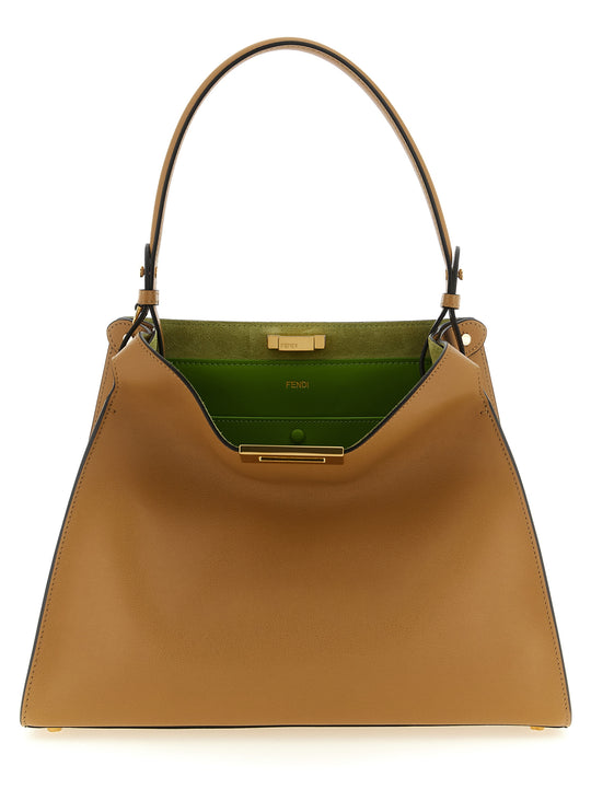 Fendi Way Hand Bags Beige