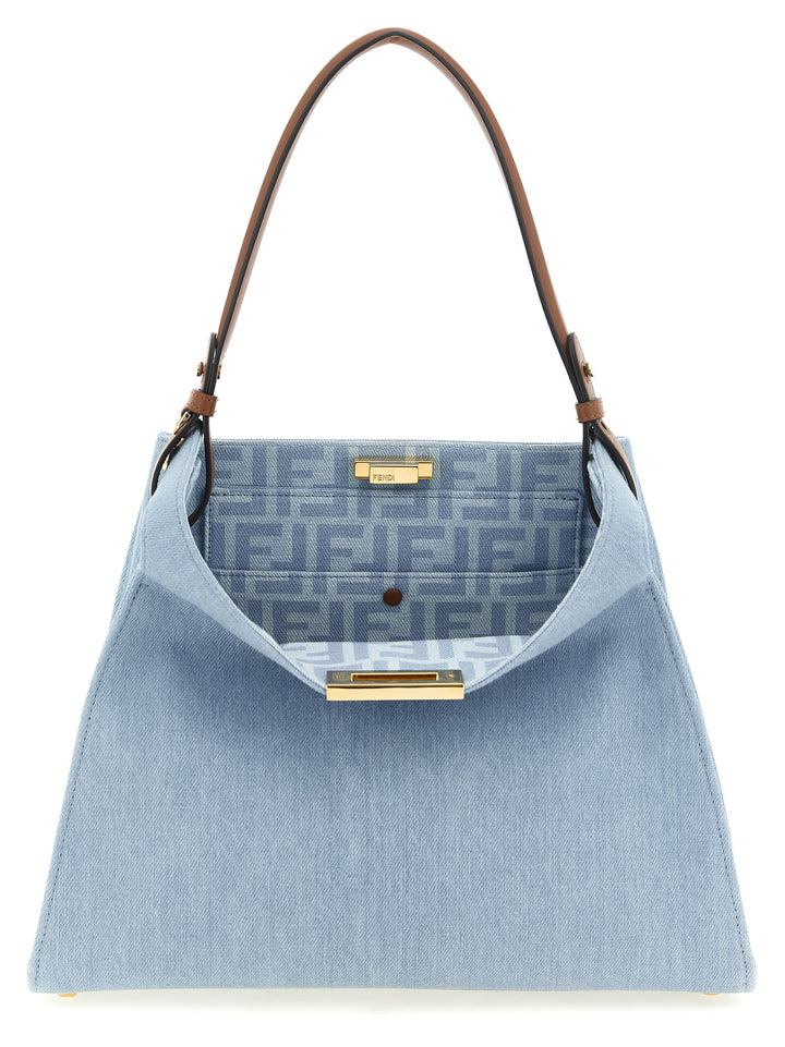 Fendi Fendi Way Hand Bags - Light Blue | 05e576821f97367fea974164eff859b25e5d3d23