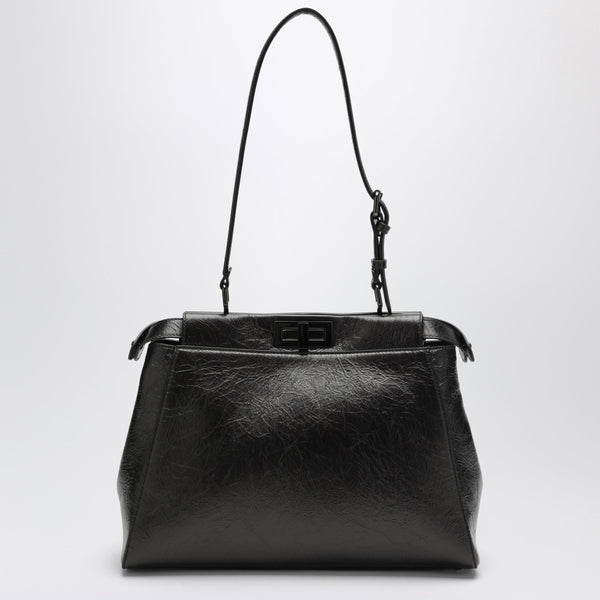 Black Peekaboo Soft Large Bag