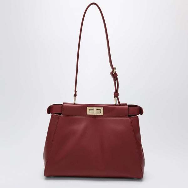 Dark Red Peekaboo Soft Large Bag