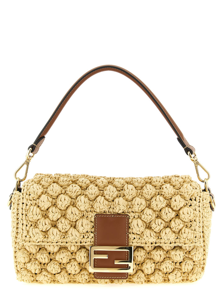 Fendi Baguette® Shoulder Bags - Beige | a6ad188942d5d4972992b29616d8553e8cd088ef