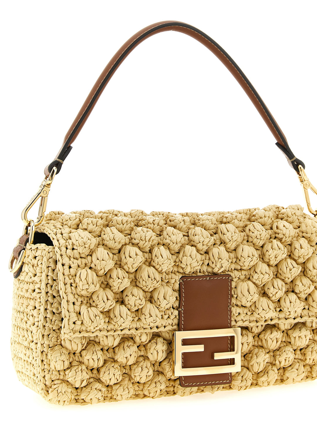 Fendi Baguette® Shoulder Bags - Beige | d034257b13cf57208e49a2b13e8f1d68d312a457