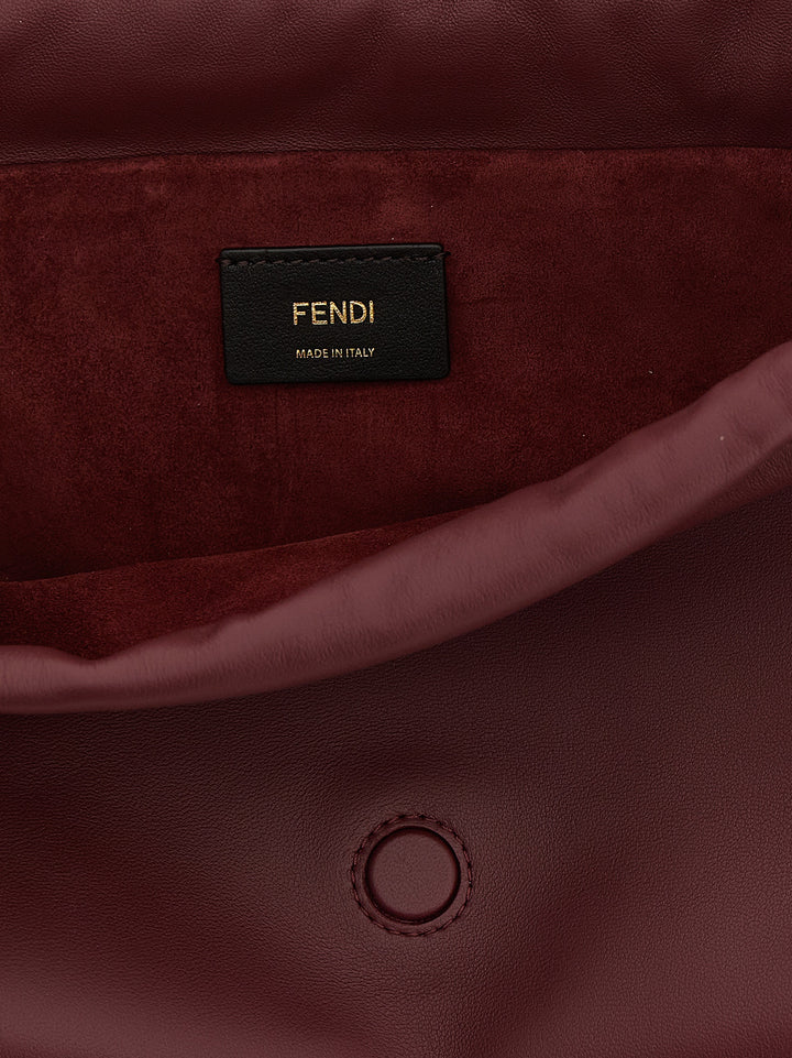Fendi Mamma Baguette Medium Crossbody Bags - Bordeaux | 5631beeec4fc9b59daf352cf208e4a60e31cd510