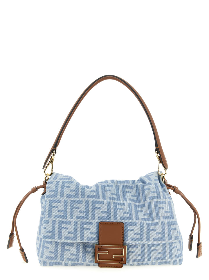 Fendi Mamma Baguette Shoulder Bags - Light Blue | 6dadfa1d94e06e8a2f9aa6943e1dee64dc6c5f02
