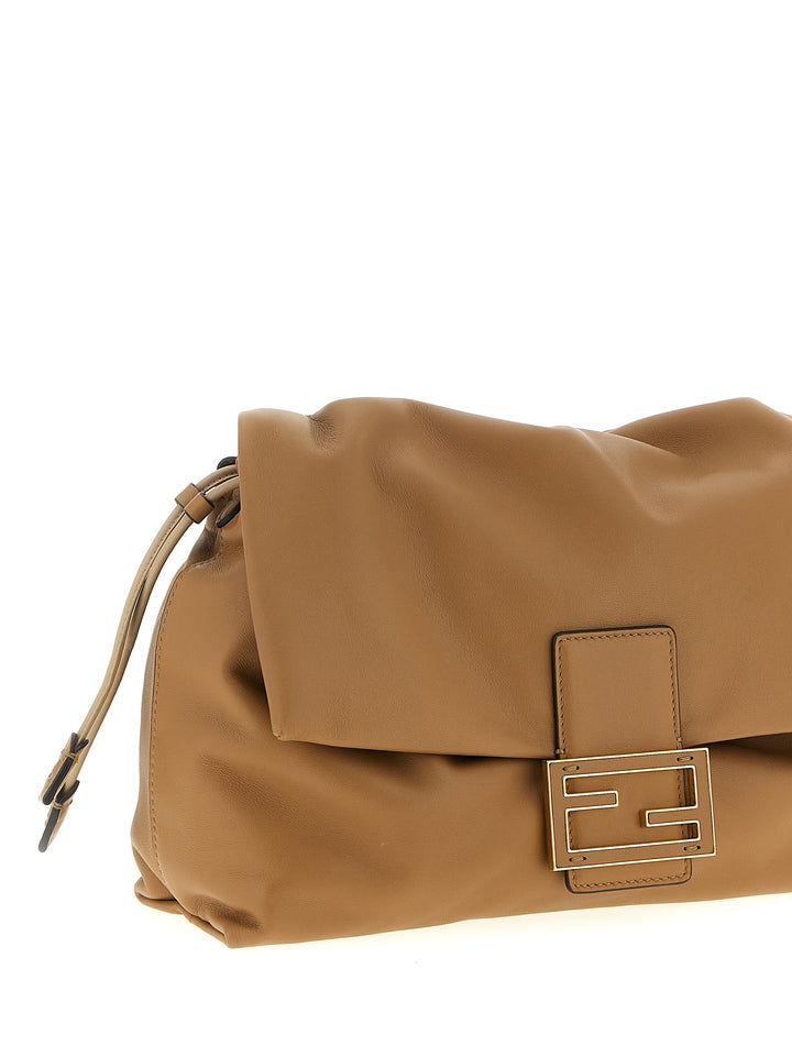 Fendi Mamma Baguette Shoulder Bags - Beige | 5cca92d6a5037bda3a9d19f67f925239a9426f02
