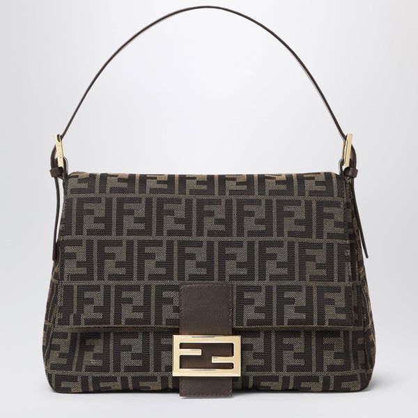 Flap 26325 Bag By Fendi In Ff Zucca Jacquard Fabric